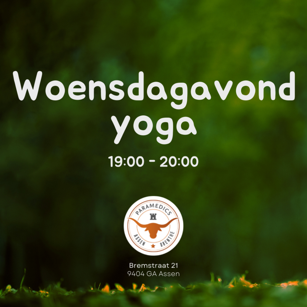 Woensdagavond yoga lessen bij Paramedics in Assen